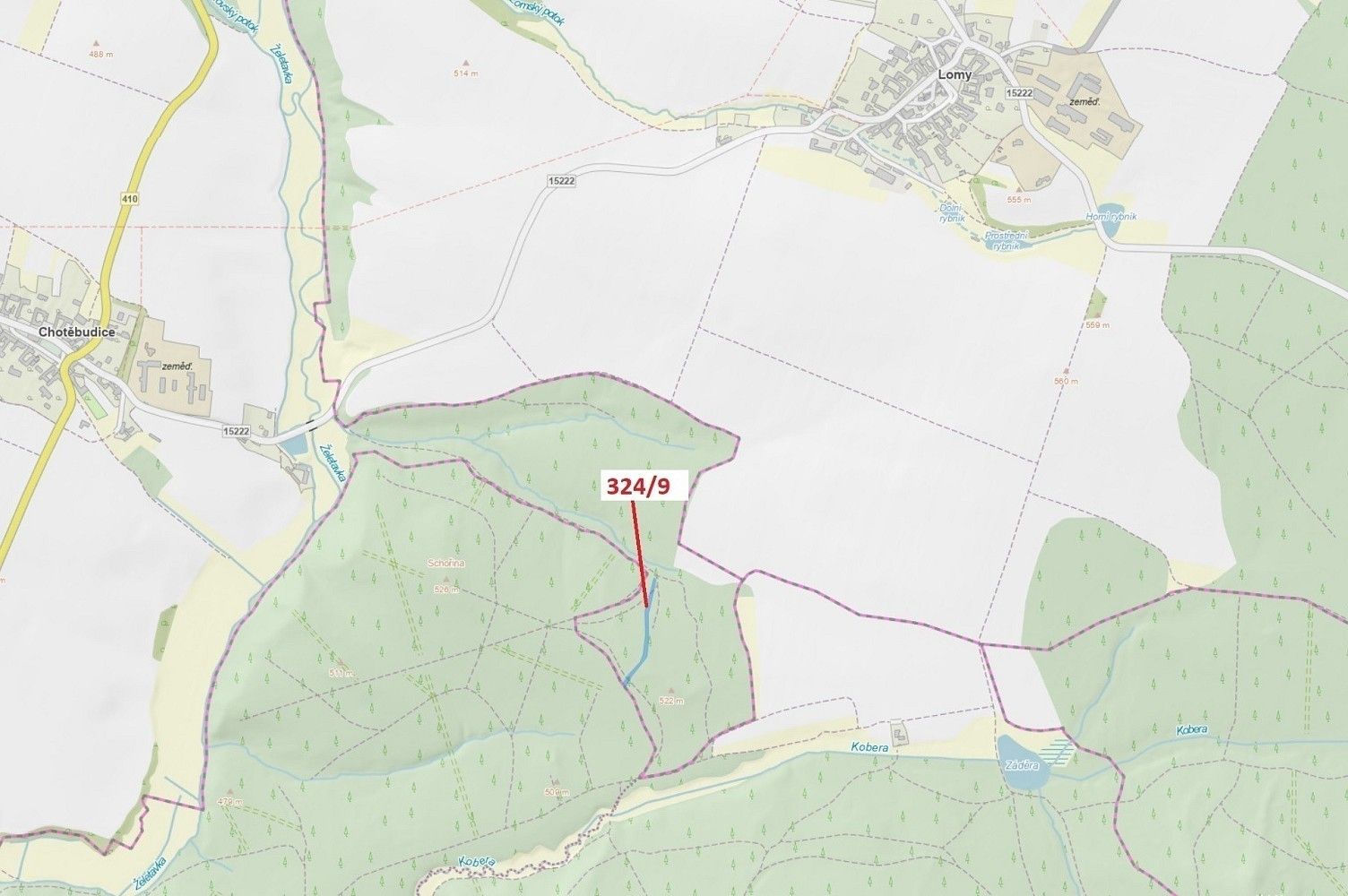 Les, 1 978 m²