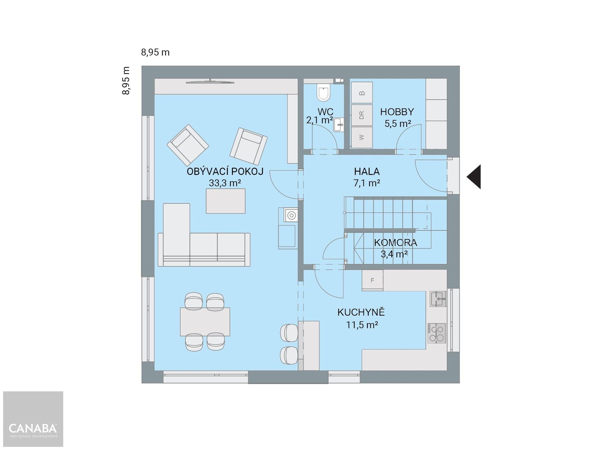 Prodej dům - Jeneč, 125 m²