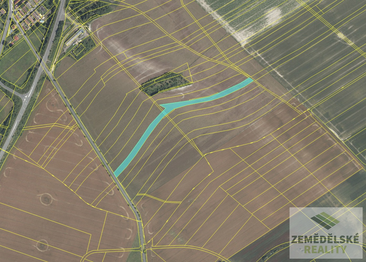 Prodej zemědělský pozemek - Činěves, okres Nymburk - 2