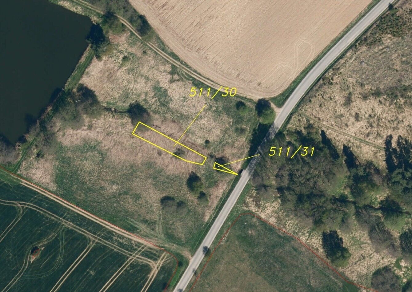 Prodej zemědělský pozemek - Horní Cerekev, 409 m² - 2