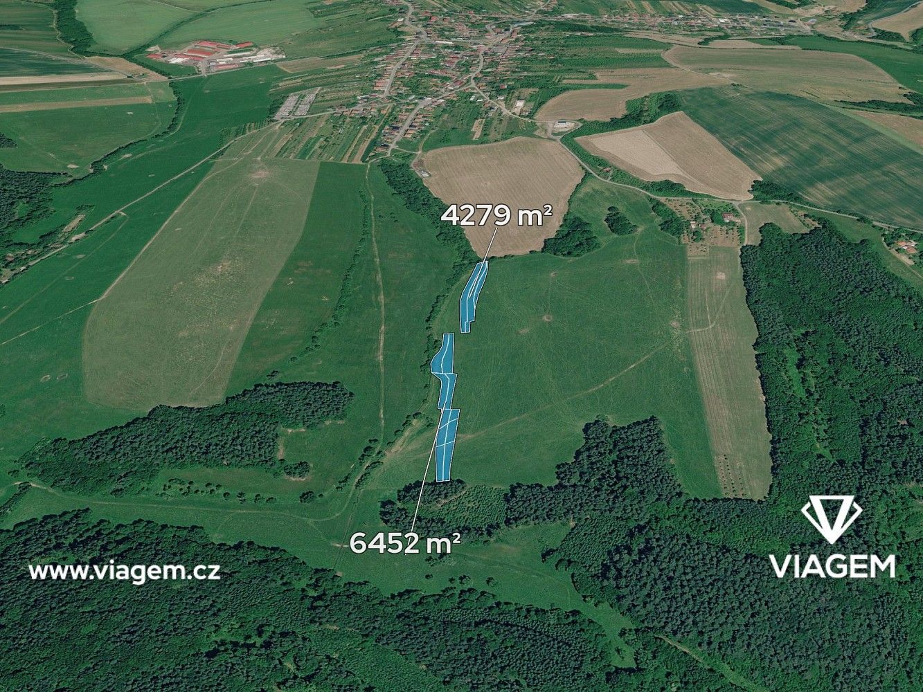 Zemědělské pozemky, Újezd, okres Zlín, Zlínský kraj