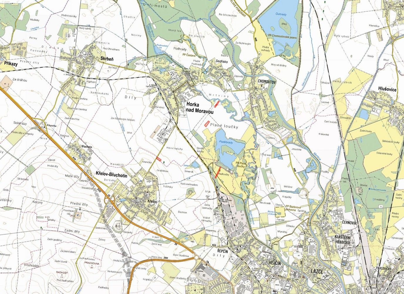 Zemědělské pozemky, Horka nad Moravou, okres Olomouc, Olomoucký kraj - 2