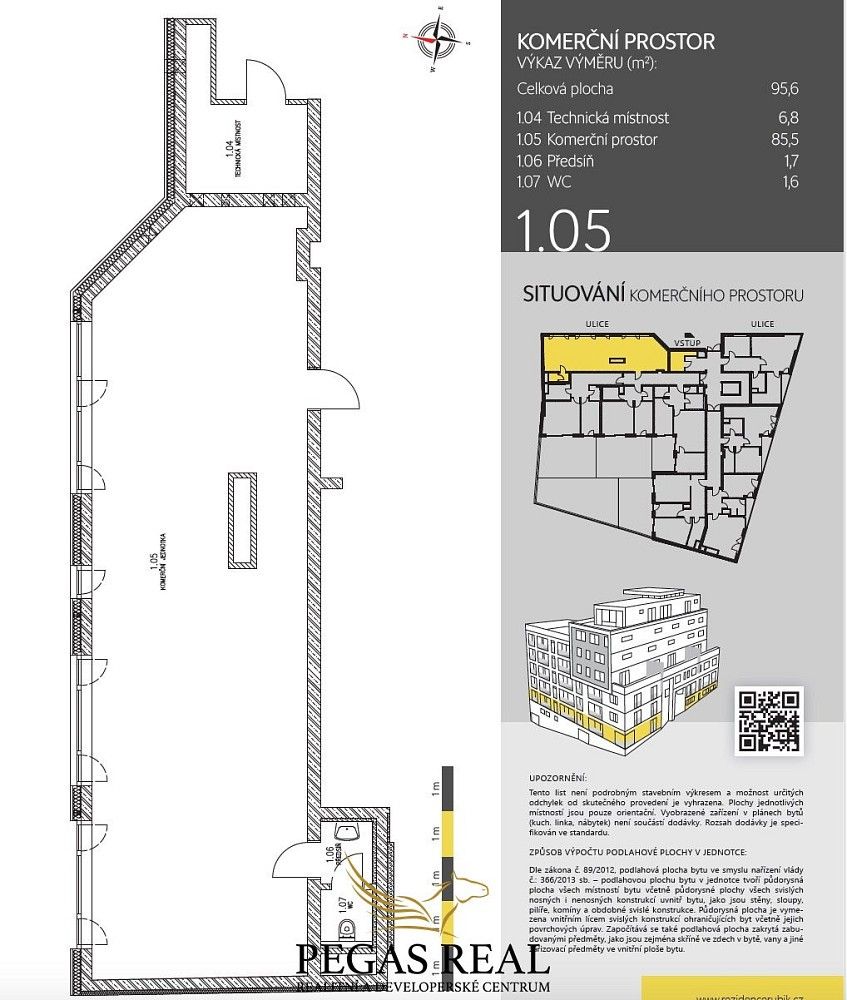 Prodej byt 1+kk - Brno - Staré Brno, okres Brno-město, Jihomoravský kraj, 96 m² - 5