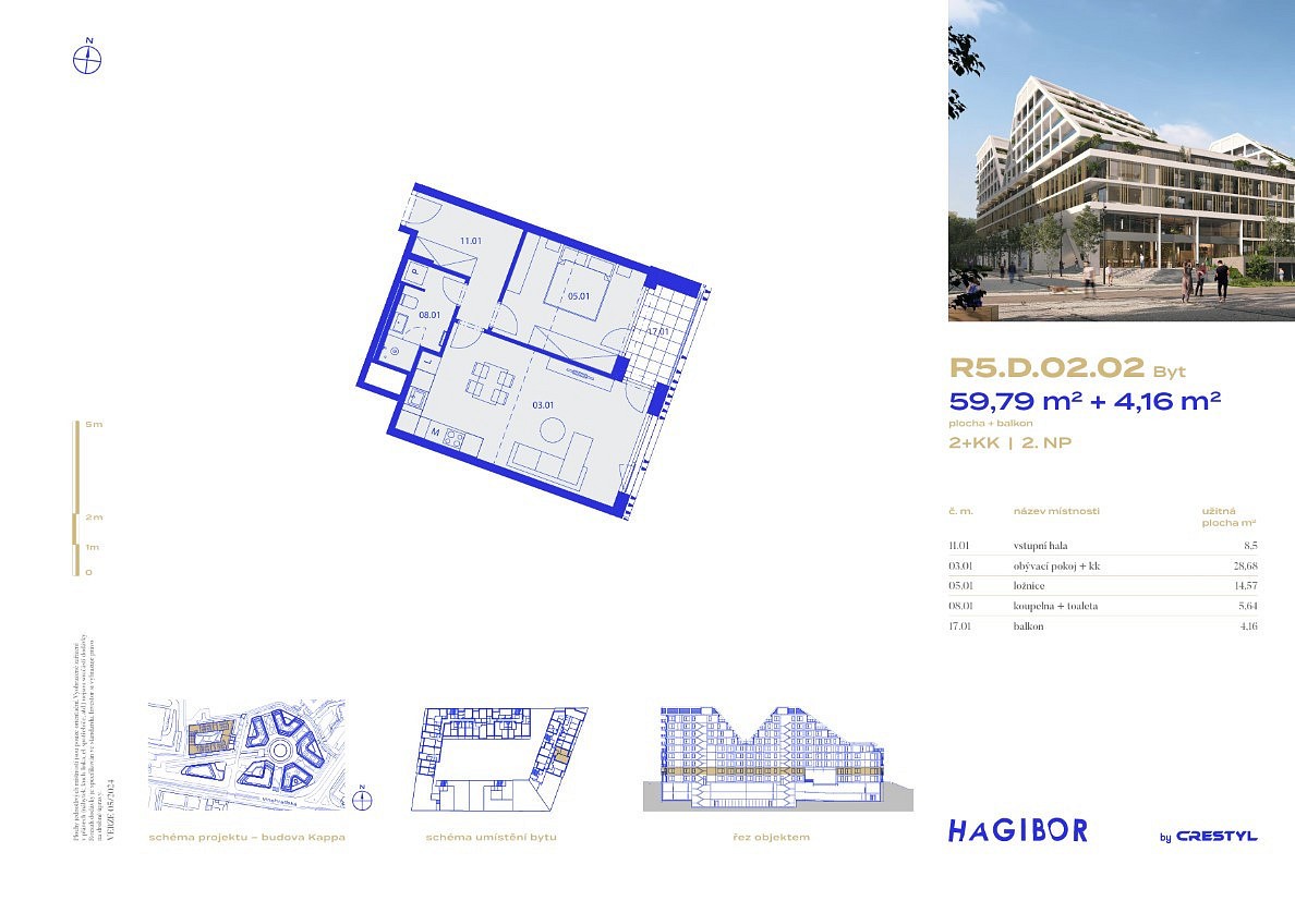 Byt 2+kk · 59 m² · Počernická, Praha 10 - Strašnice - 4