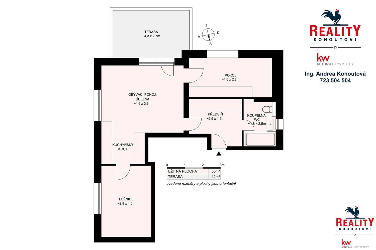 Prodej byt 3+kk - Nad Záhybem, Tábor - Horky, 77 m² - 5