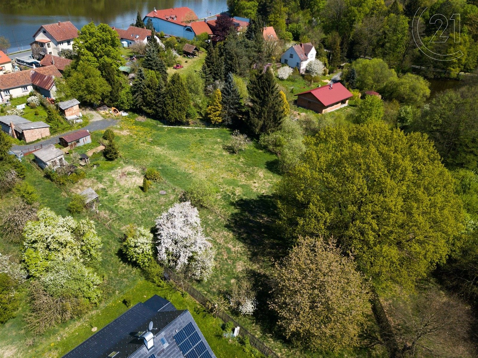 Stavební pozemek, Kamenice – pohled 2