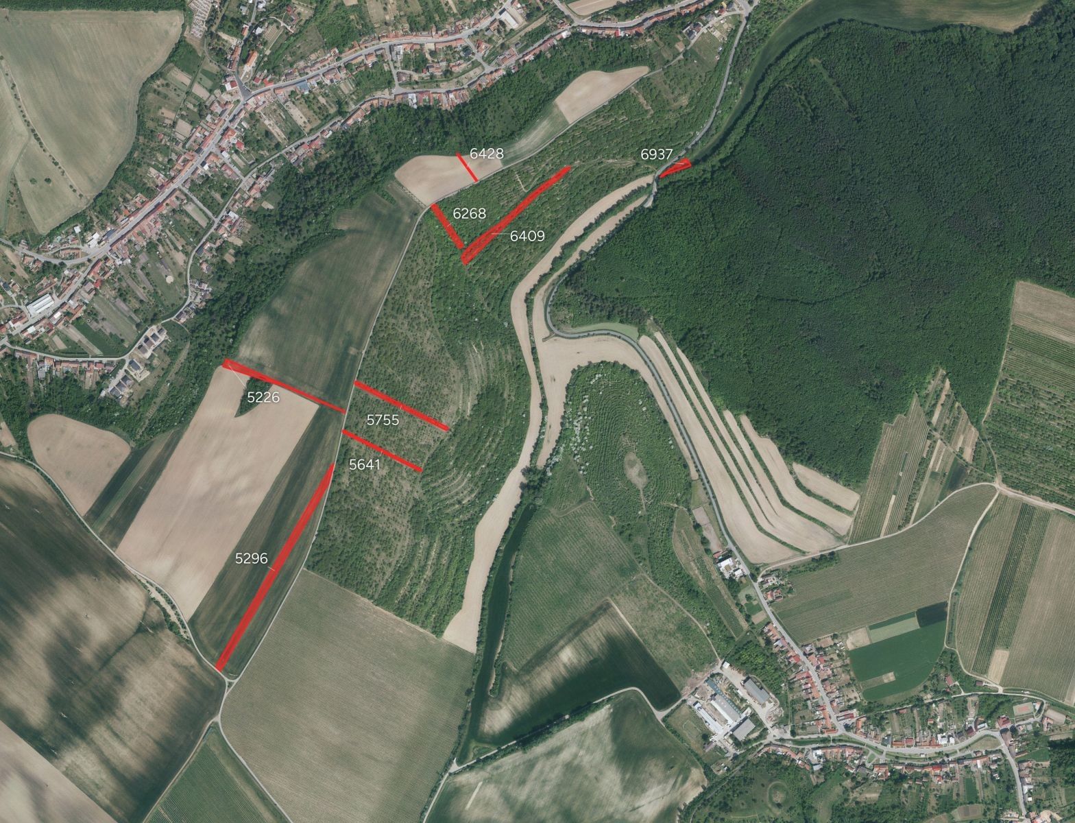 Zemědělské pozemky, Lovčice