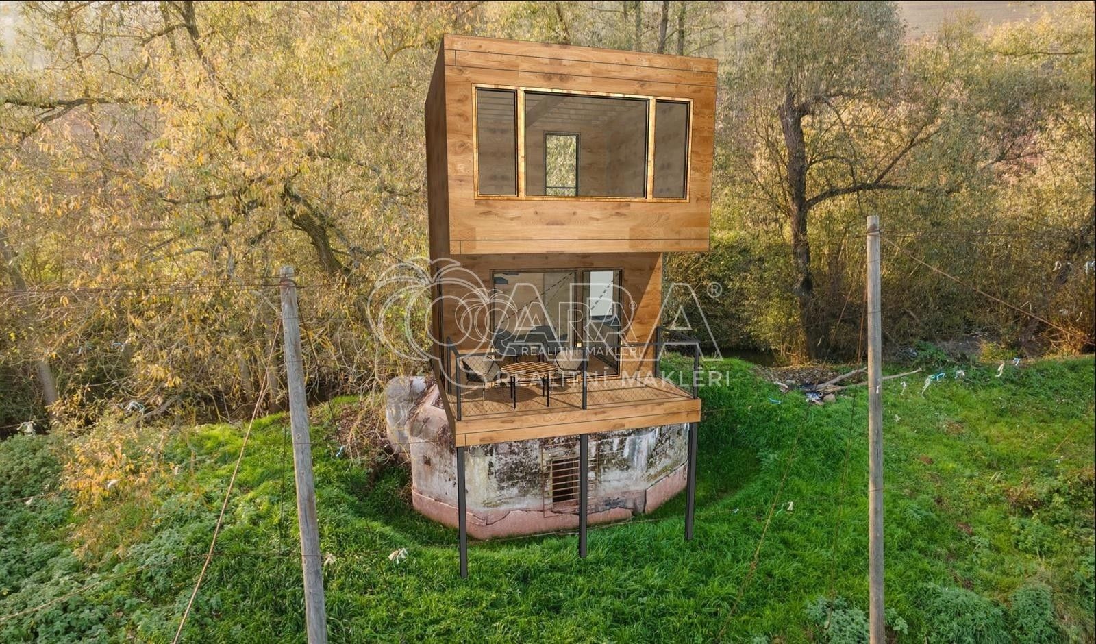 Chaty, ec, Očihov, 21 m²