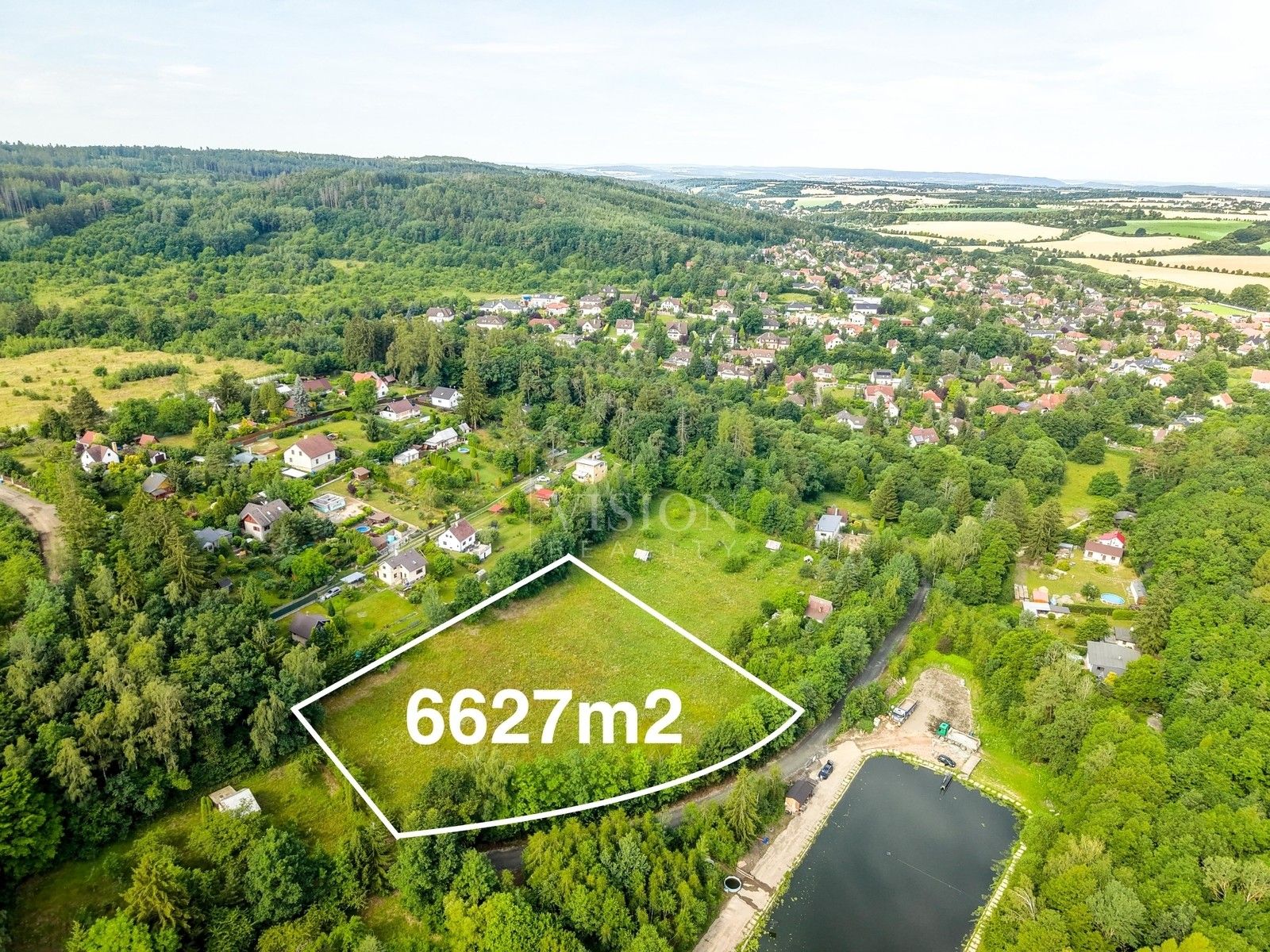 Louky, Psáry, 6 627 m² - 2