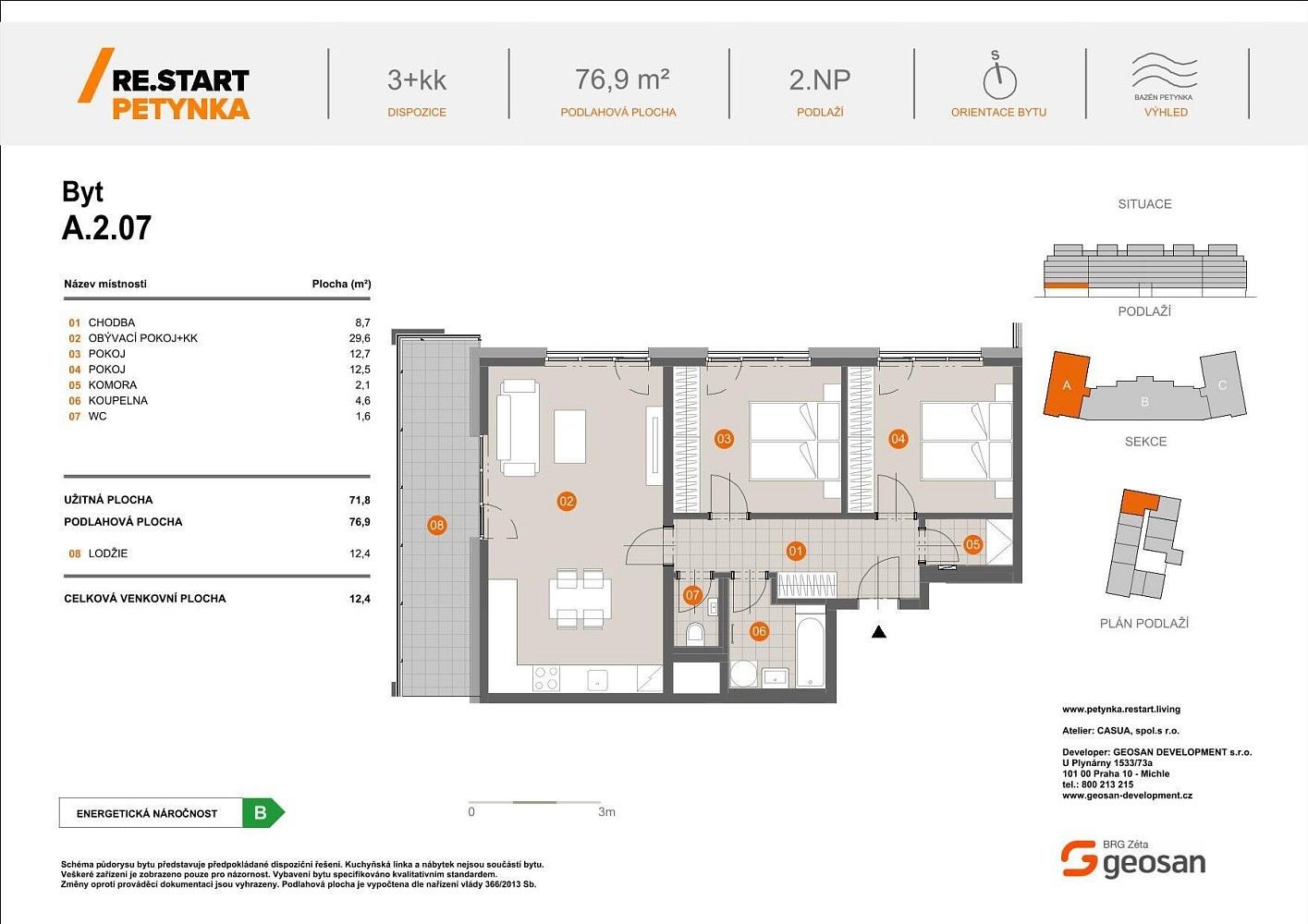 3+kk, Praha - Střešovice, okres Praha 6, Hlavní město Praha, 77 m² - 2