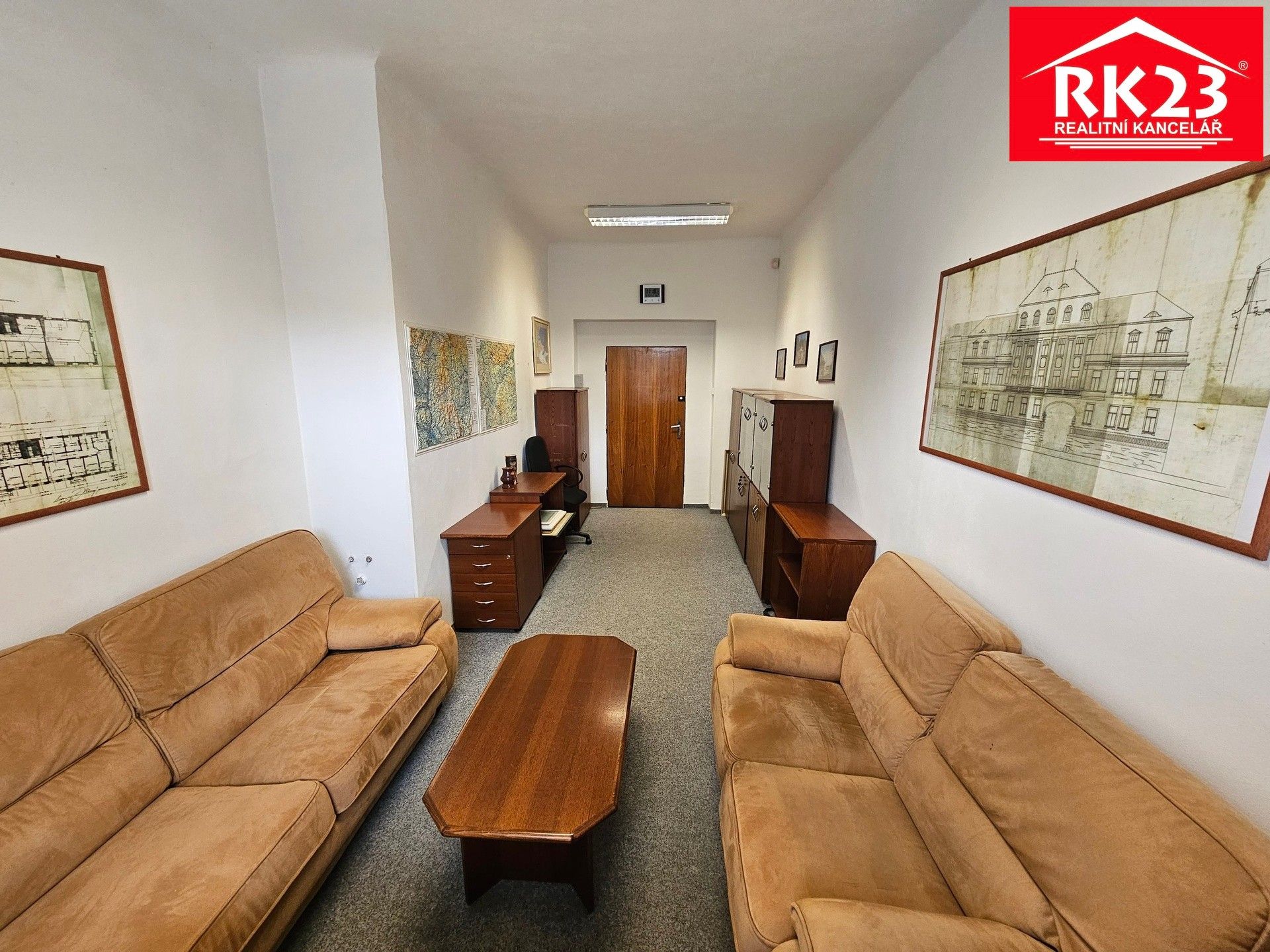 Kanceláře, Nádražní náměstí, Mariánské Lázně, 19 m² - 2