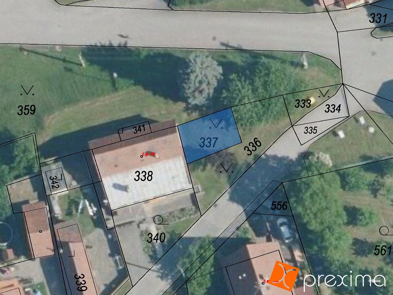 Pozemky pro bydlení, Krásensko, okres Vyškov, Jihomoravský kraj - 1