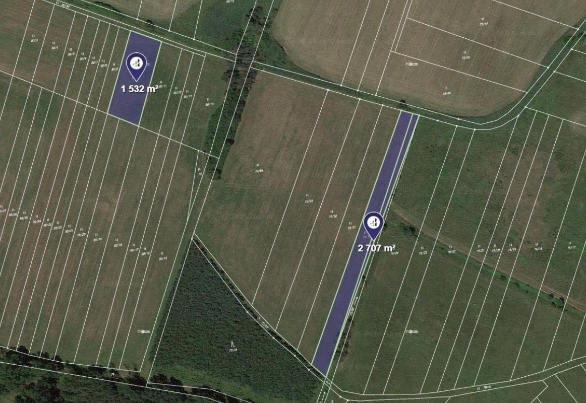 Louky, Kladruby nad Labem, 2 973 m²