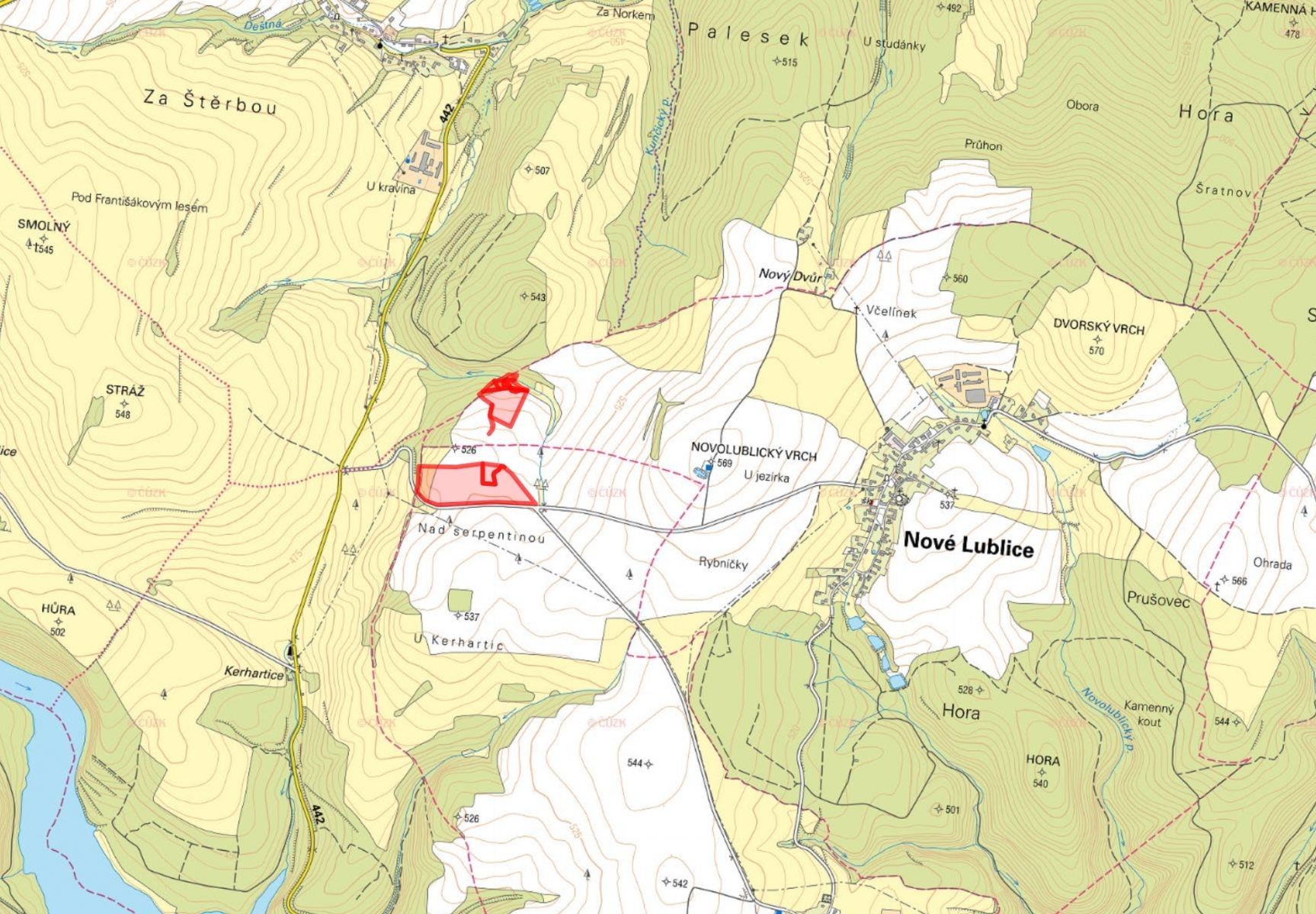 Prodej zemědělský pozemek - Nové Lublice