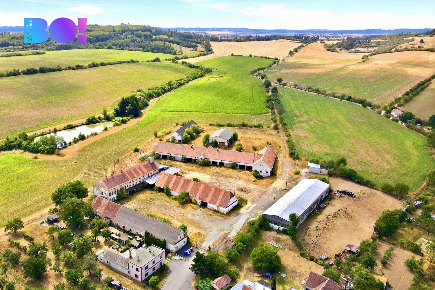 Zemědělské objekty, Vícenice, okres Třebíč, Kraj Vysočina, 5 810 m² - 2