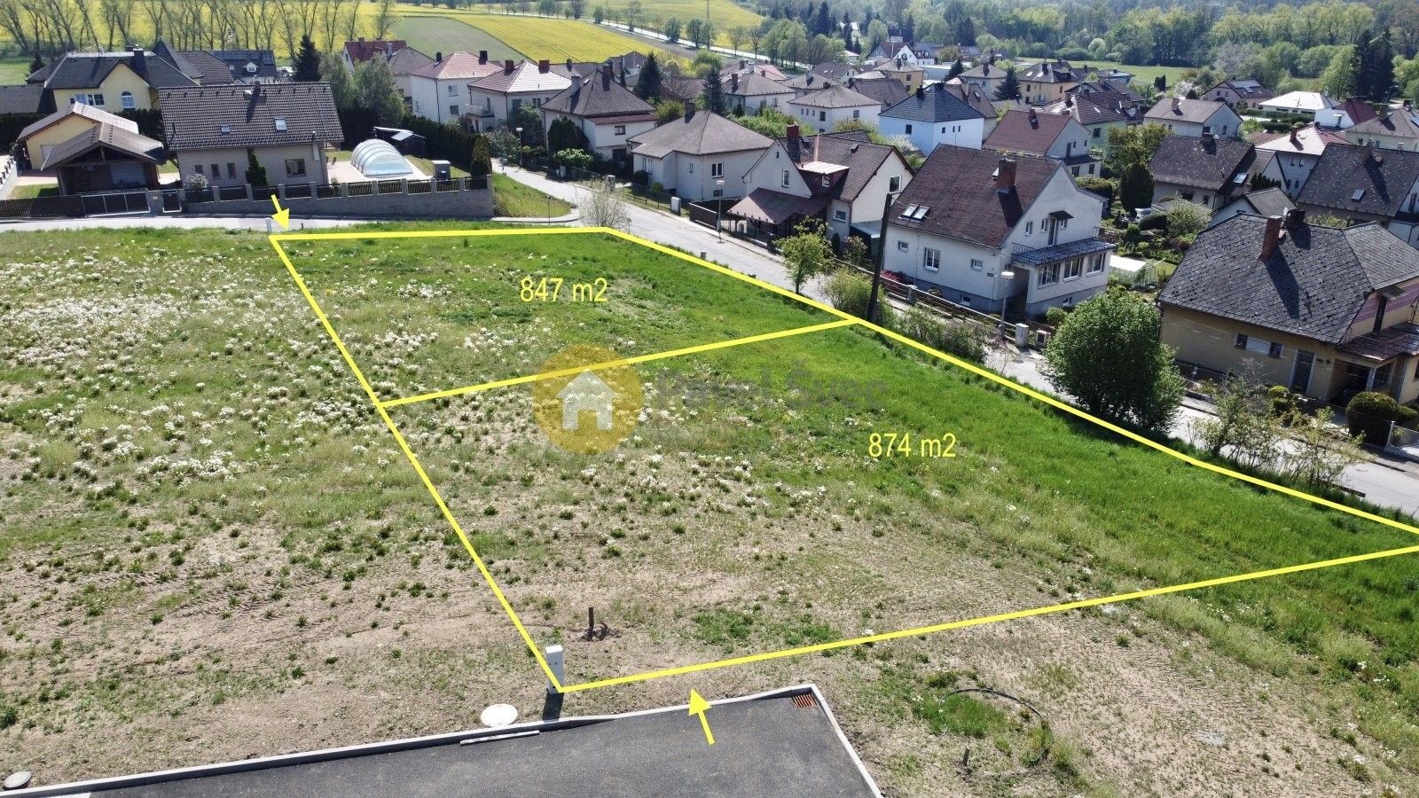 Prodej pozemek pro bydlení - U Větrolamu 624, Strakonice Dražejov, 874 m² - 5