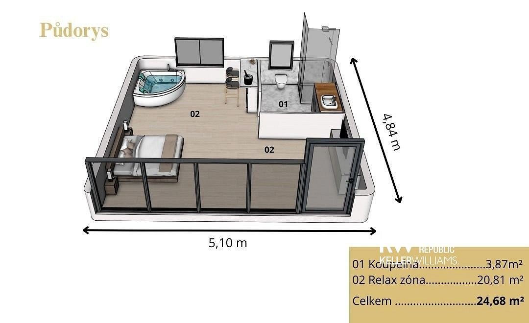 Prodej komerční - Kladno, Středočeský kraj, 25 m² - 5