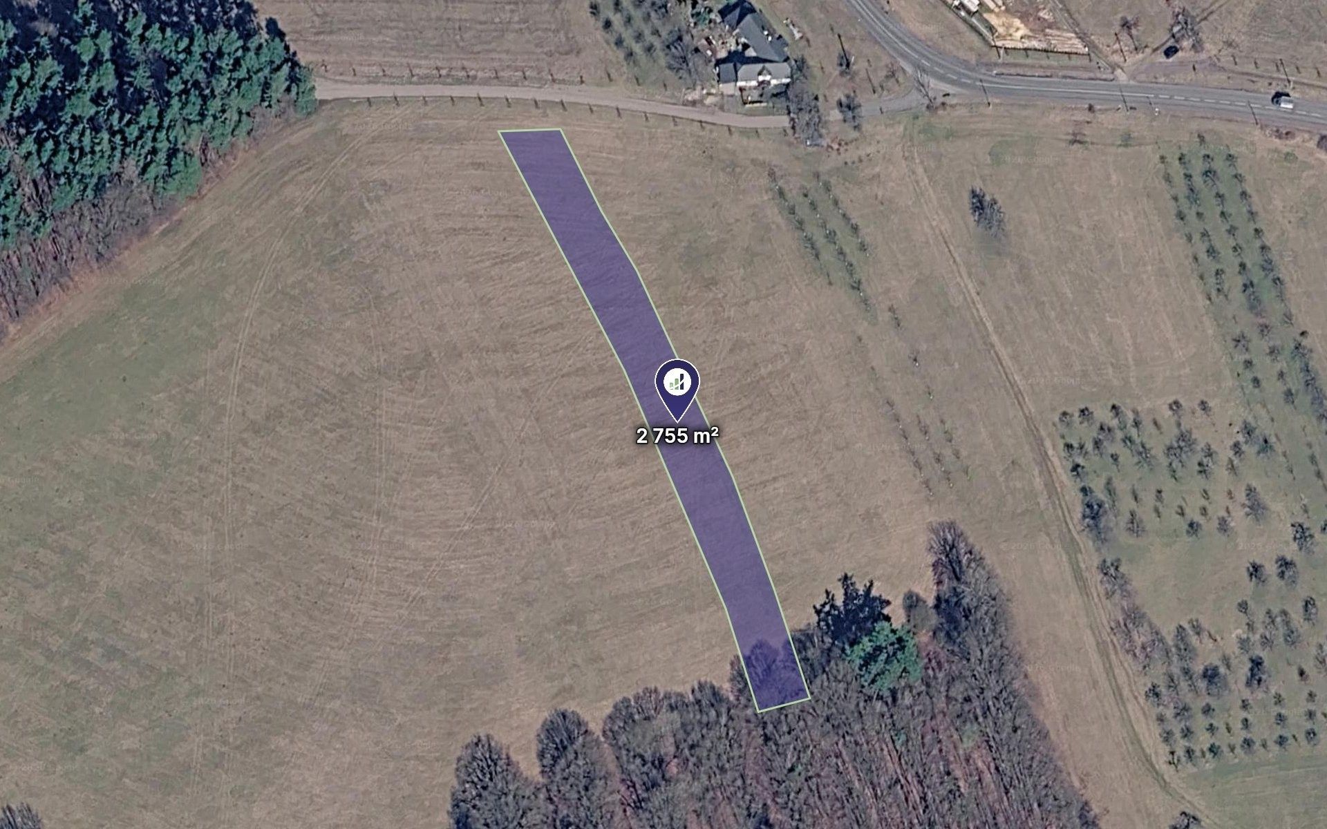Zemědělské pozemky, Petrůvka, 2 755 m² - 1
