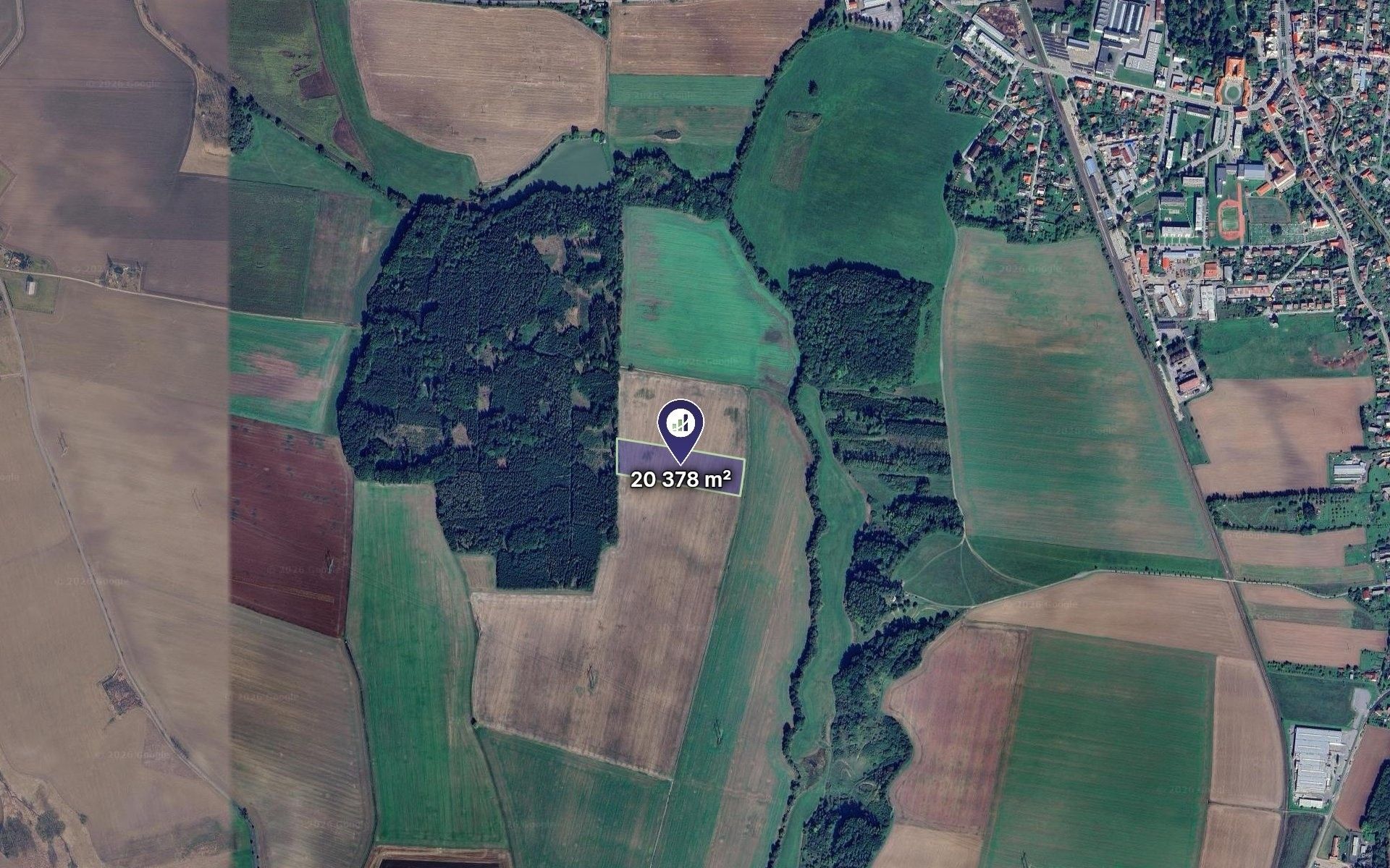 Zemědělské pozemky, Svatojanský Újezd, 20 378 m² - 2