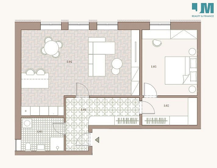 Prodej byt 2+kk - Býchory, okres Kolín, 60 m² - 5