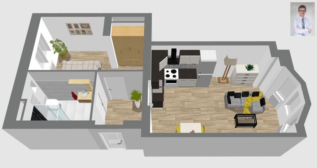 Byt 2+kk · 51 m² · Ostrava, Žofie Podlipské - 3