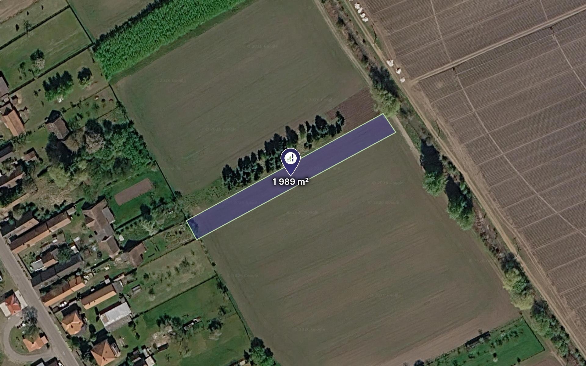 Zemědělský pozemek, 1 989 m²