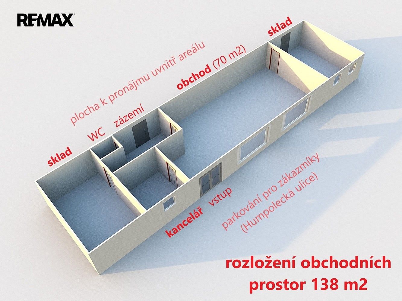 Obchodní prostory · 138 m² · Havlíčkův Brod, Kraj Vysočina - 3