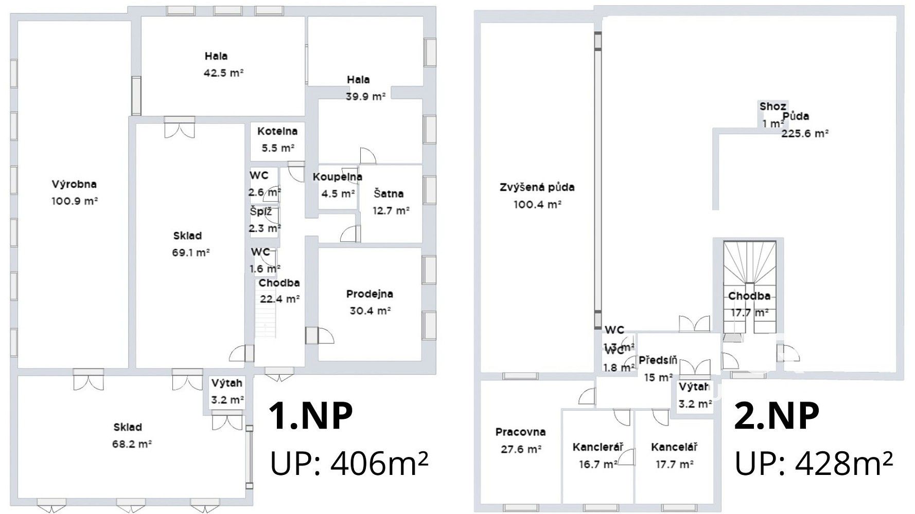 Sklad · 834 m² · Letovice, okres Blansko, Jihomoravský kraj - 3