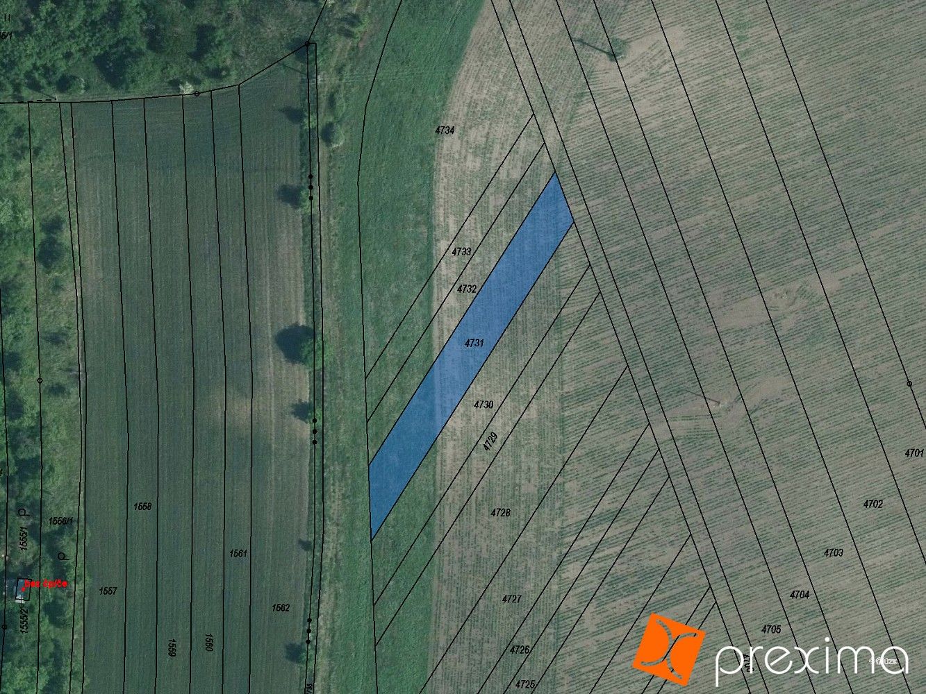 Zemědělský pozemek, 280 m²
