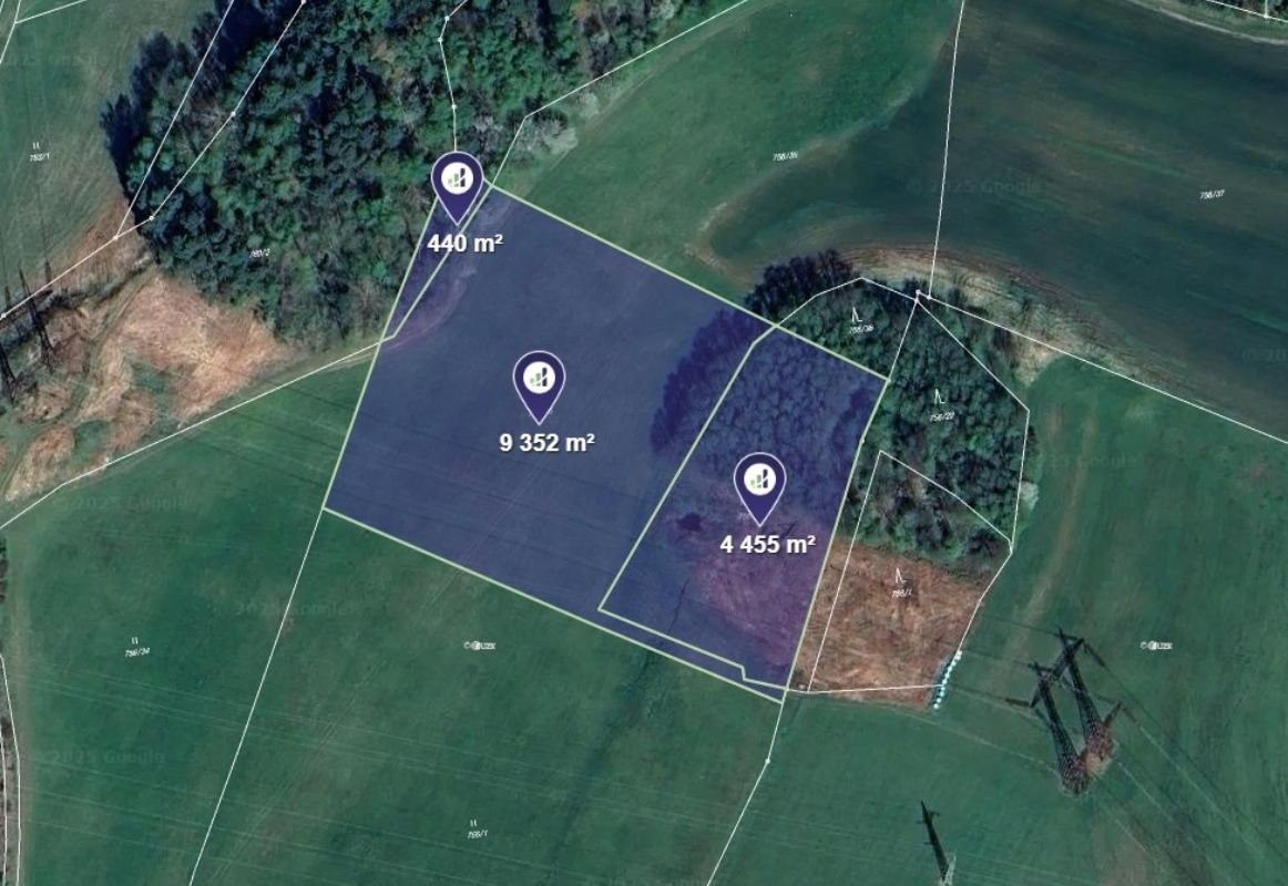 Zemědělské pozemky, Český Dub, 14 247 m²