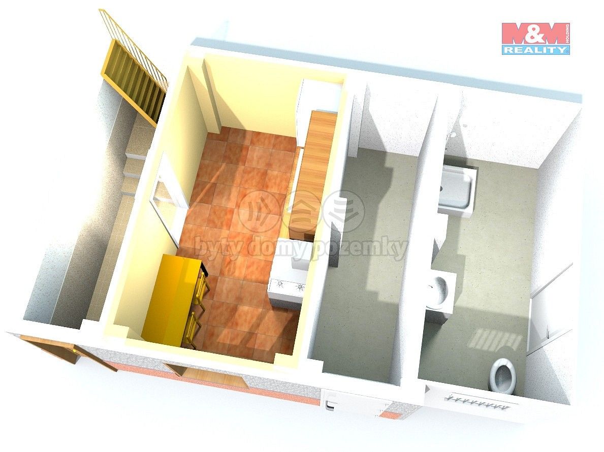 Chalupy, Budyně nad Ohří - Písty, okres Litoměřice, Ústecký kraj, 64 m² - 2