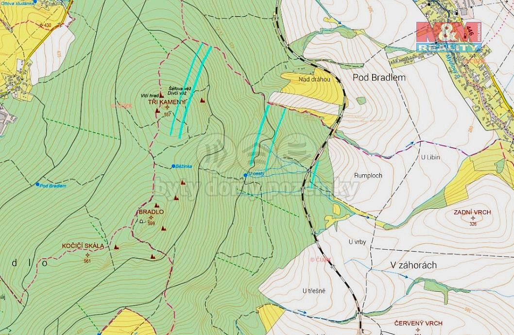 Prodej les - Nová Hradečná, okres Olomouc, Olomoucký kraj - 5