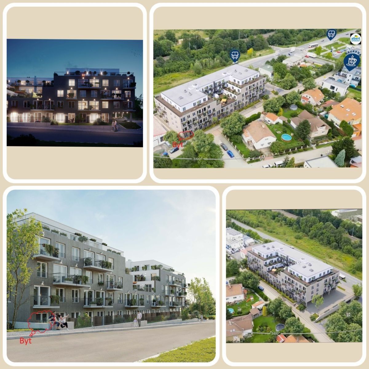 1+kk, Českobrodská, Praha - Hostavice, 41 m² - 2