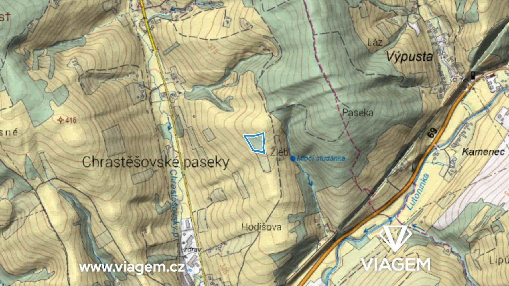 Zemědělský pozemek · Vizovice, okres Zlín, Zlínský kraj - 3