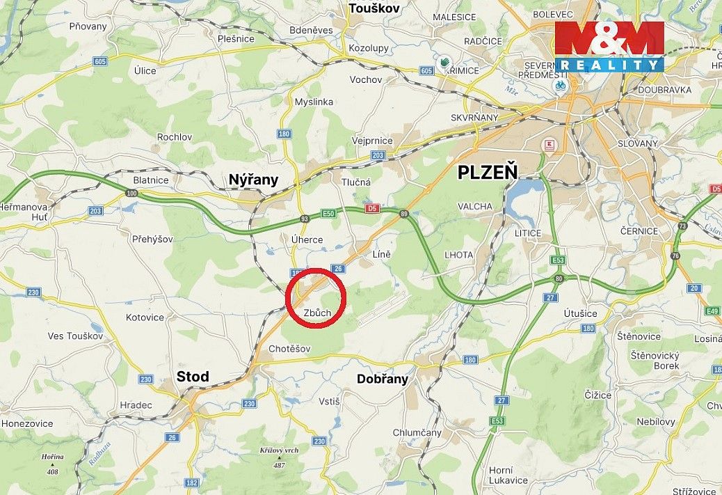 Komerční pozemek · Zbůch, okres Plzeň-sever, Plzeňský kraj - 4