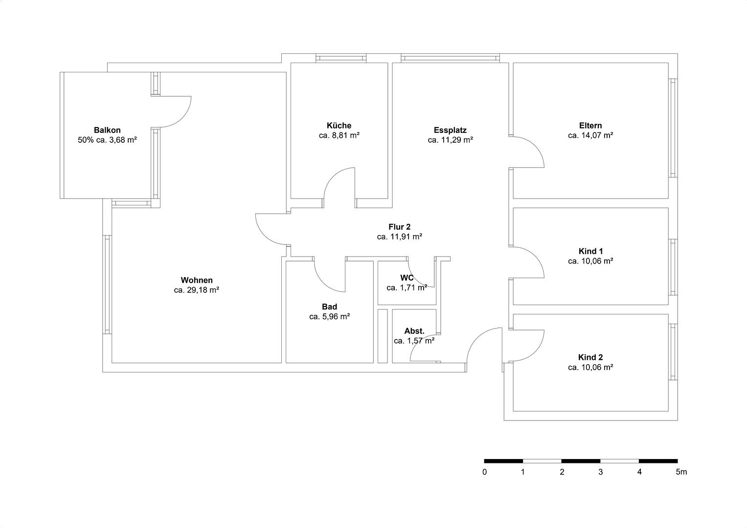 4+1, , Bádensko-Württembersko, 107 m² - 2