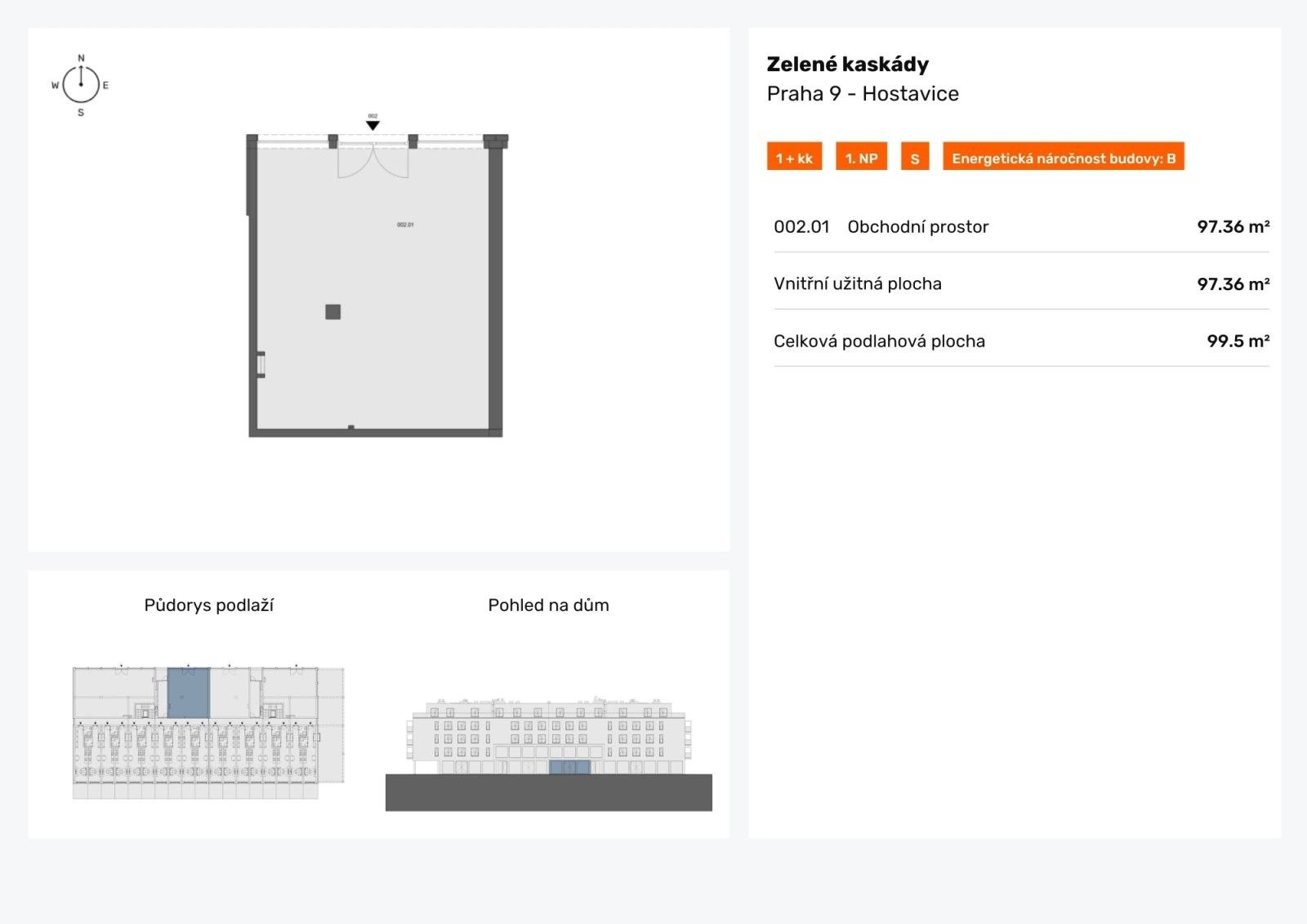Obchodní prostory · 100 m² · Českobrodská 370, Praha Hostavice - 4
