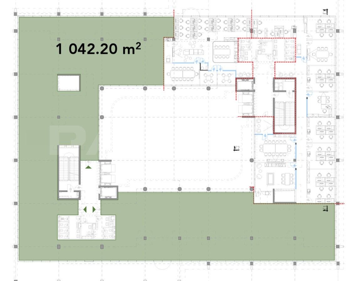 Kancelář · 1 043 m² · Bucharova, Praha - 3