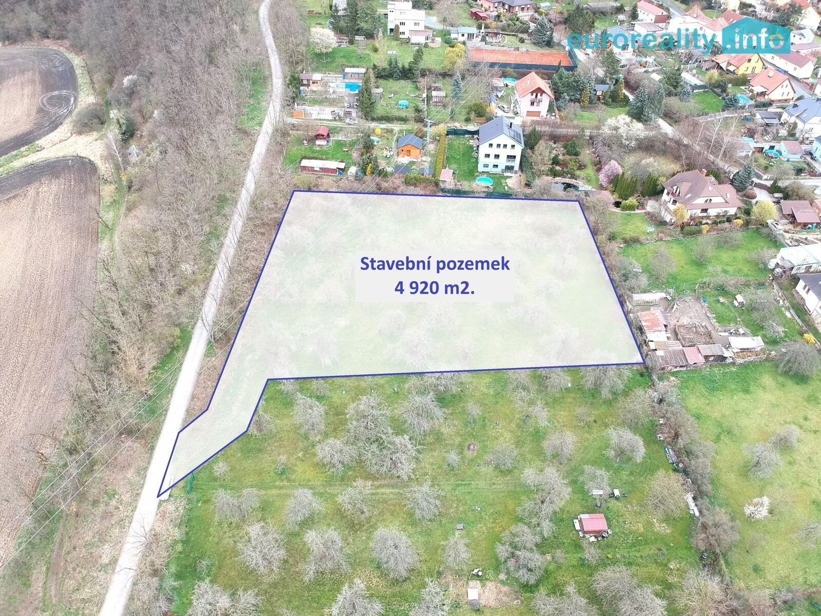 Pozemek pro bydlení, 4 920 m²