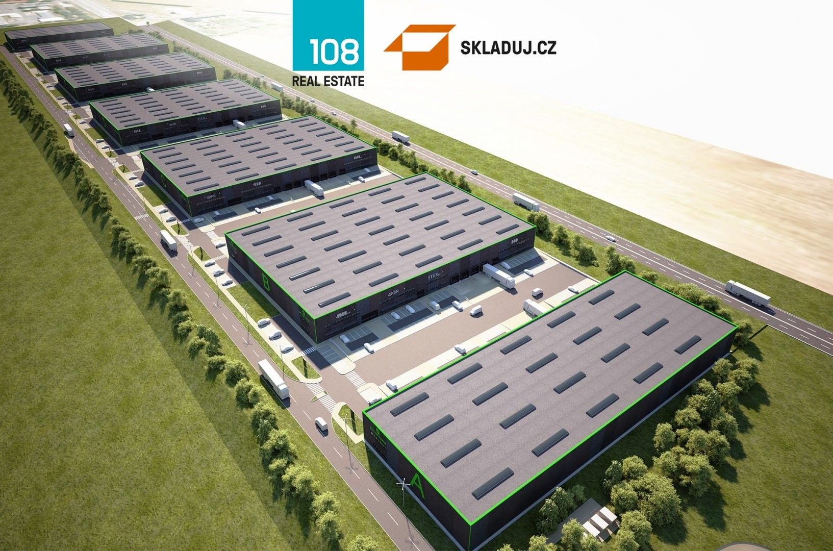 Pronájem sklad - Sladkovského, Holice, Olomouc, Česko, 1 740 m²