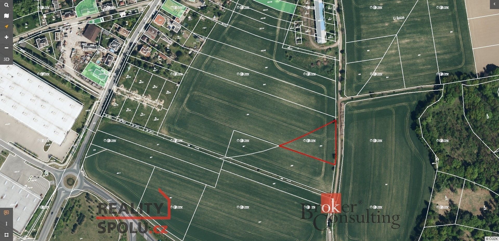 Prodej pozemek - Dobřenice