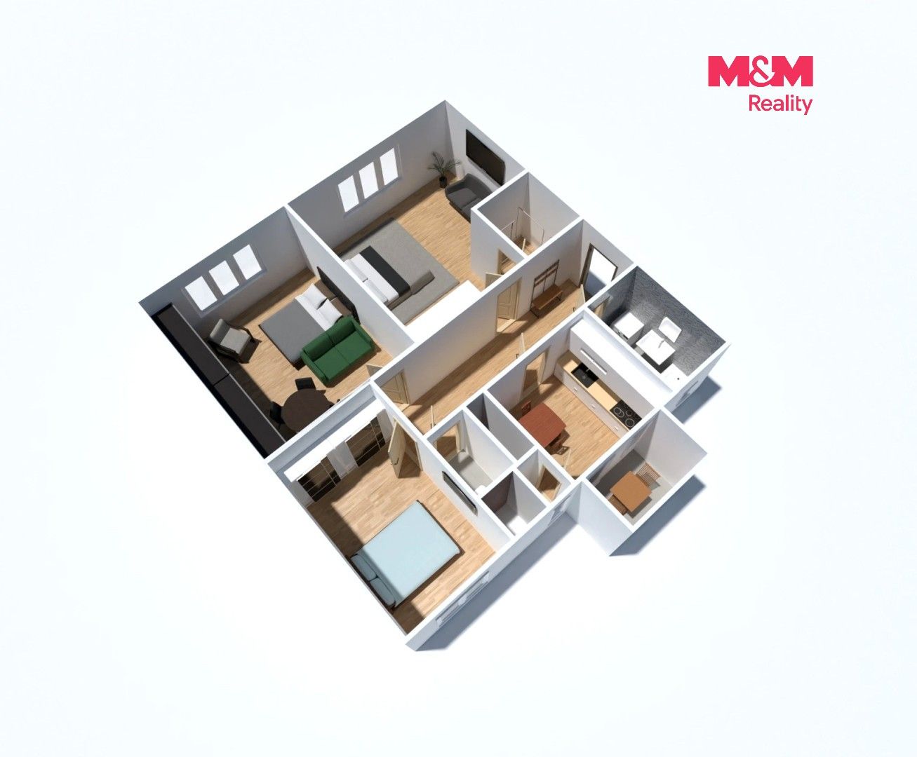 Prodej byt 3+1 - Orebitská, Ostrava, 99 m² - 5