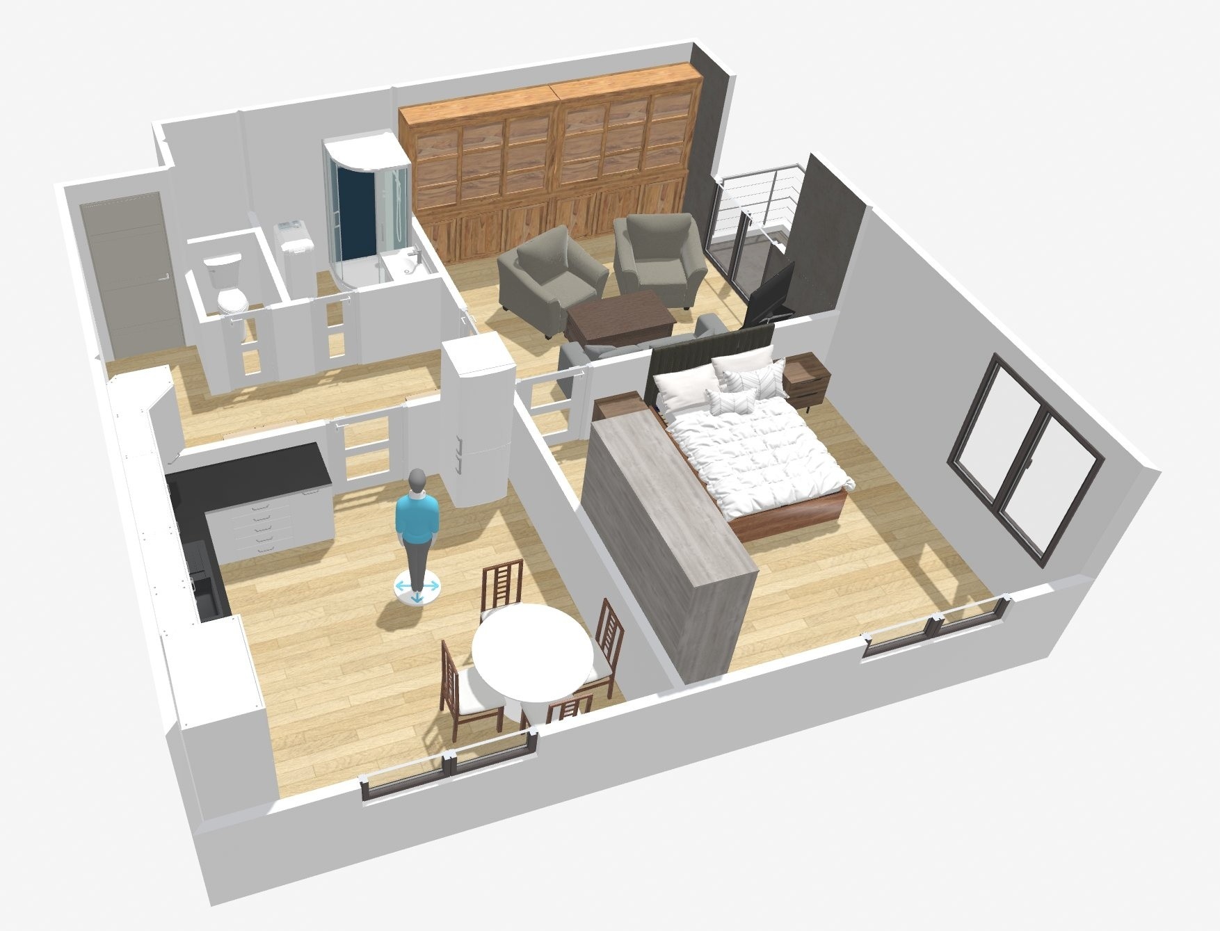 Byt 2+1 · 56 m² · Edvarda Beneše 59, Příbram VII - 3