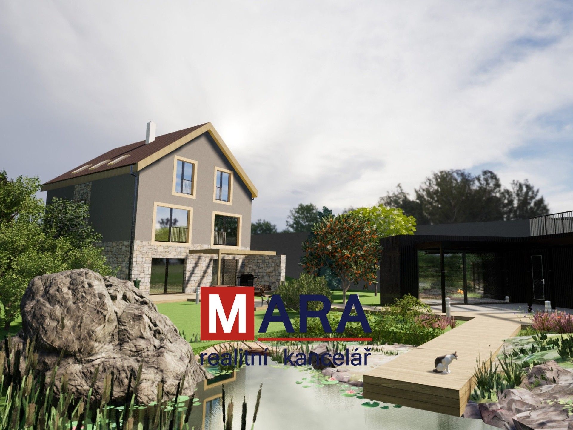 Chaty, Jeřmaň, Bouzov, 21 m²