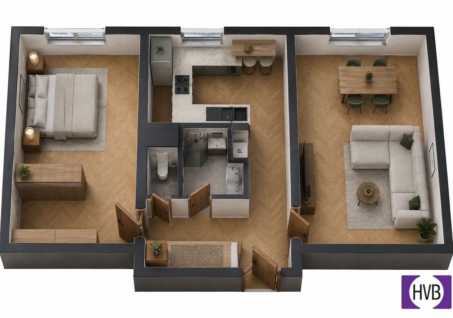 Byt 2+1 · 56 m² · Praha Záběhlice - 3