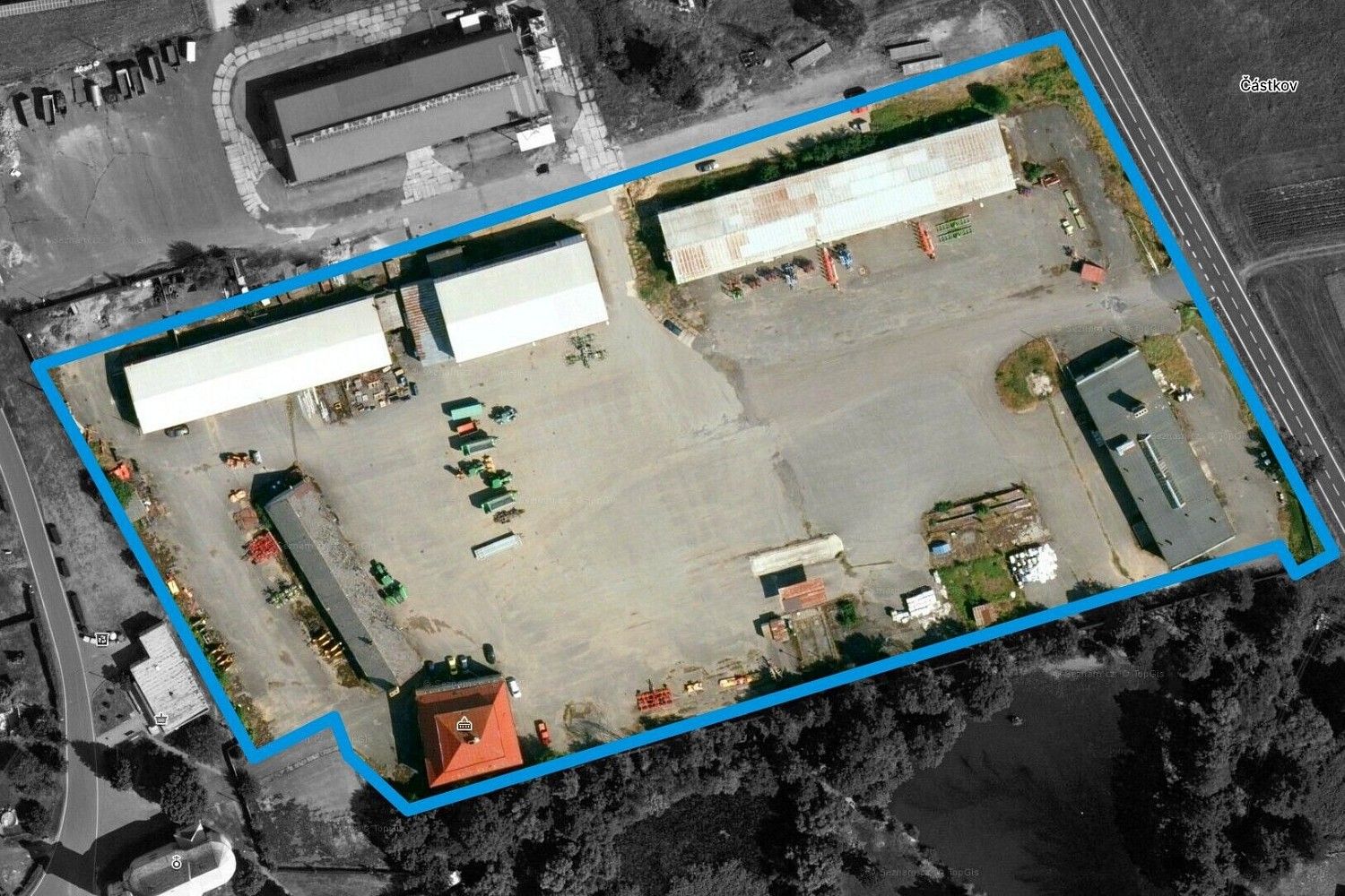 Sklady, Částkov, okres Tachov, Plzeňský kraj, 30 223 m² - 1