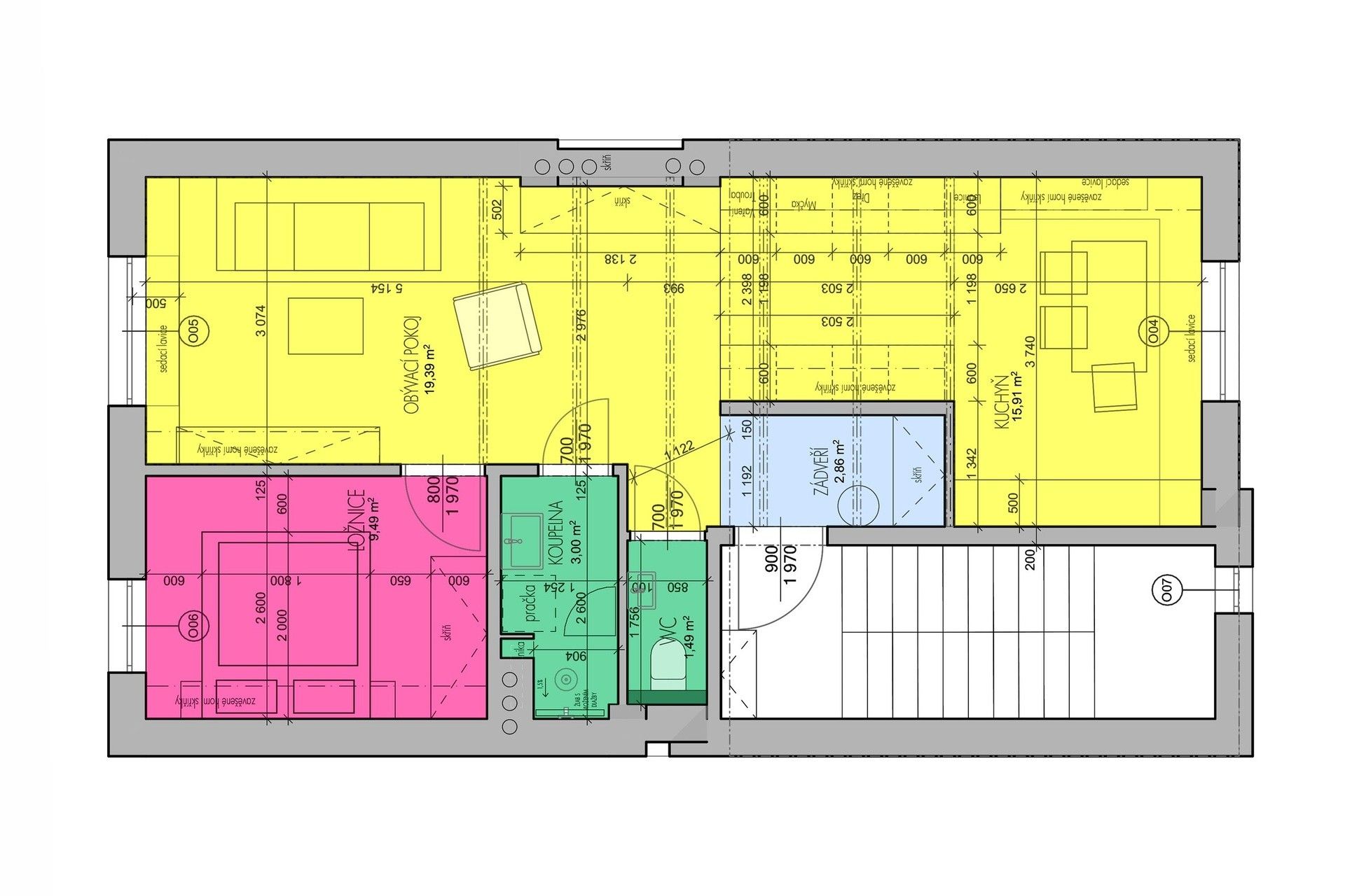 Byt 3+kk · 70 m² · Chudobova, Brno Židenice - 3