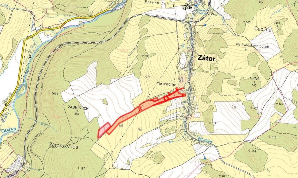 Prodej pozemek pro bydlení - Zátor, 793 16