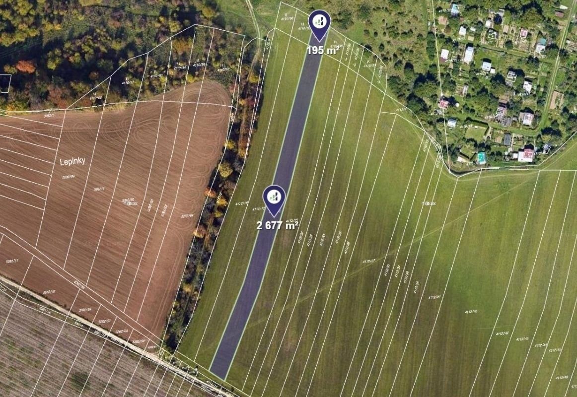 Zemědělský pozemek, 2 872 m²