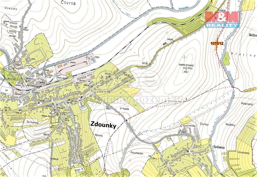 Prodej pozemek - Zdounky, okres Kroměříž, Zlínský kraj - 5